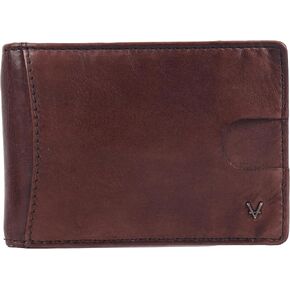 Unisex Genuine Leather RFID-Blocking Card Holder: Sleek Design for Style, Functionality & Ultimate Security (Red)