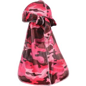 ForceWave Durag for Men Designer for Waves Silky Durag Du rag with Designed Pattern