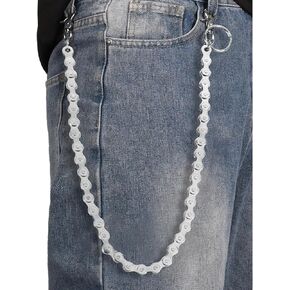 Wallet Chain Pants Chain Hip Hop Punk Jeans Chain KeyChain for Women Men - Goth Accessories