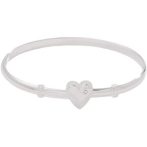Alex and Ani Heart Clip Bangle Bracelet