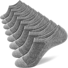 جوارب SIXDAYSOX للرجال بدون عرض 8 أزواج جوارب قطنية غير مرئية منخفضة القطع جوارب قصيرة غير قابلة للانزلاق مقاس 5-8/9-11/12-14 in Kuwait