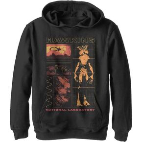 Netflix Kids' Stranger Things Hawkins Lab Youth Pullover Hoodie
