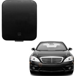 Front Bumper Tow Hook Cover for Mercedes Benz S Class W221 S280 S320 S350 S400 S420 S450 S500 S550 S63 S65 2007 2008 2009 Trailer Cover Towing Eye Cap A2218850223 Unpainted