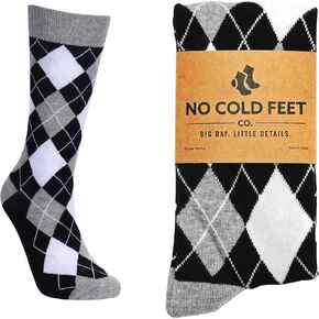 Fun Black Colorful Novelty Socks for Men for Dress Casual Formal Groomsmen Wedding, One Pair