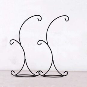 CXLE Ornament Display Stand, Ornament Stand Holder Iron Pothook Stand for Hanging Glass Globe Air Plant Terrarium, Witch Ball, Christmas Ornament and Home Wedding Decoration