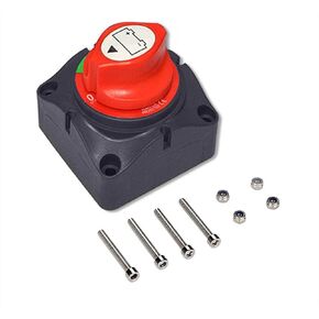 Battery Disconnect Switch 12-48V On/Off High Current Battery Master Cut Shut Off Isolator Switch for Truck Car Vehicle RV Marine Boat Yacht