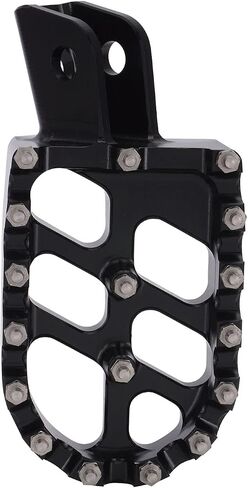 Dirt Bike Foot Pegs,Motorcycle Footpegs Wider Foot Pegs Rest Pedal CNC for KLX 110 KLX110 2002-2024 KLX110L 2010-2024 KX60 1998-2003 Black in Kuwait
