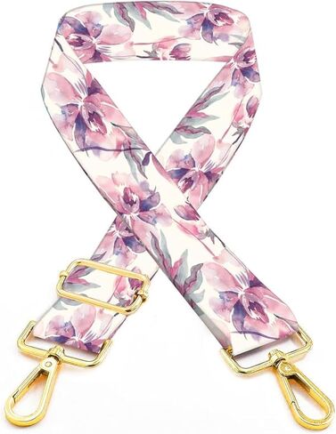 Purse Straps Rose Gold Buckles Wide Shoulder Strap,Fashion Adjustable Replacement Belt in Saudi Arabia