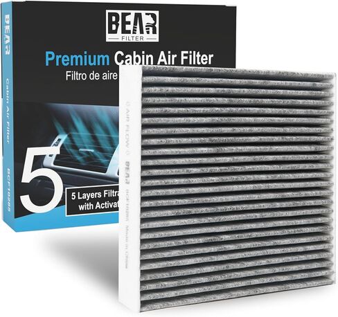 Cabin Air Filter - for Toyota 4 Runner Avalon Camry Corolla iM Highlander Land Cruiser Matrix Mirai Prius C V RAV4 Sequoia Sienna Tundra Venza Yaris 4Runner BCF10285-2 in Saudi Arabia