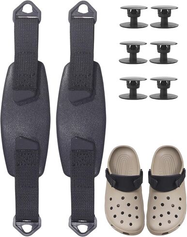 Adjustable Strap Soft Replacement Heel Straps Repair for Shoes Rivets Replacement Parts in Saudi Arabia