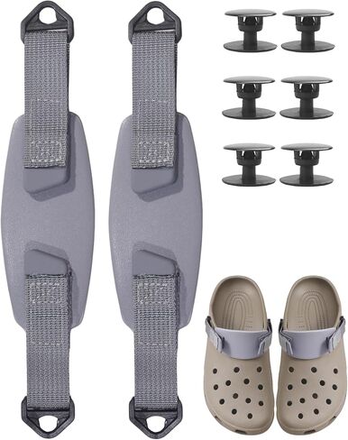 Adjustable Strap Soft Replacement Heel Straps Repair for Shoes Rivets Replacement Parts in Saudi Arabia