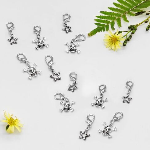 Shoelace Charm for Sneakers, Goth Shoe Charms Chain for Canvas Shoes Boot Keychain Bag DIY Punk Shoe Accessory Decorations Clip for Girls Women in Saudi Arabia