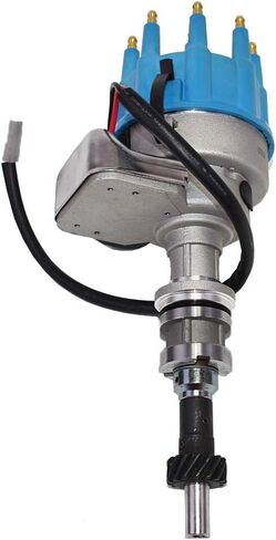 أداء الفريق - موزع R2R Ready 2 Run الكامل - متوافق مع غطاء أزرق للتركيب بسلكين صغير Ford SBF 351W in Kuwait