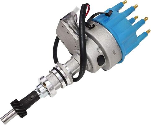 أداء الفريق - موزع R2R Ready 2 Run الكامل - متوافق مع غطاء أزرق للتركيب بسلكين صغير Ford SBF 351W in Kuwait