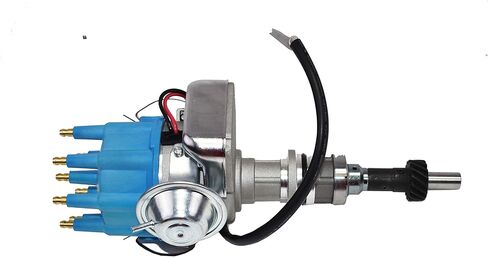 أداء الفريق - موزع R2R Ready 2 Run الكامل - متوافق مع غطاء أزرق للتركيب بسلكين صغير Ford SBF 351W in Kuwait