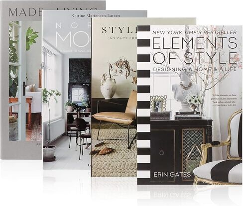 4 Pcs Decorative Books for Home Decor: Faux Books Set for Stylish Home Decor Coffee Tables Decor in Kuwait