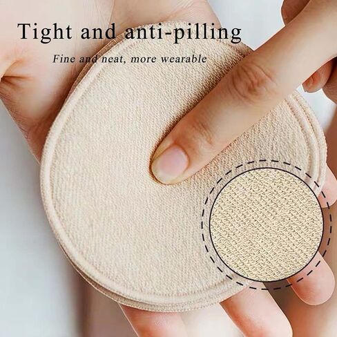 Honeycomb Fabric Forefoot Pads Breathable Soft Ball of Foot Cushion Pads, Invisible Women's Half Liner Socks Mat for Flats High Heels (5Pairs(3beige-2black)) in Saudi Arabia