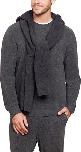 وشاح بغطاء للرأس من Barefoot Dreams® CozyChic®، مصنوع من الكربون، مقاس واحد in Kuwait