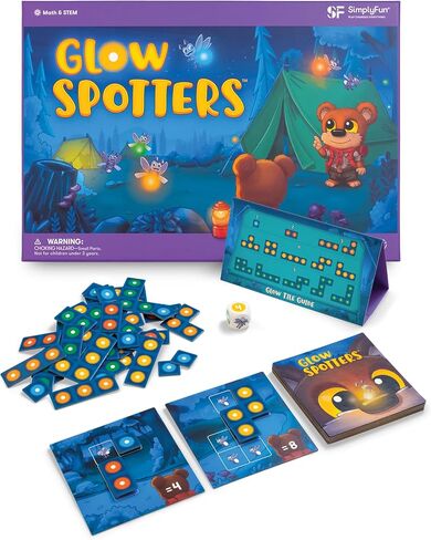SimplyFun Math Room - an Educational Math Game - Quick Thinking & Fun Math Games for Kids Ages 5 & Up - Fast Solving Addition & Subtraction Game - 2 to 4 Players in Saudi Arabia