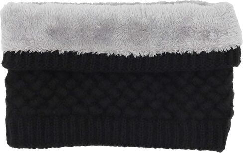 Winter Fleece Lined Knitted Neck Warmer Scarf Neck Gaiter for Women Mens Teens in Kuwait
