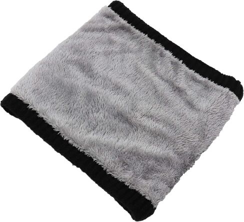Winter Fleece Lined Knitted Neck Warmer Scarf Neck Gaiter for Women Mens Teens in Kuwait
