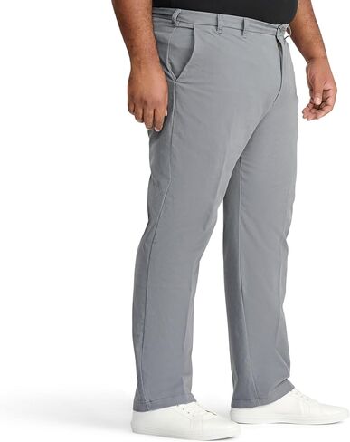 IZOD Men's Big and Tall Performance Stretch Flat Front Pant in Saudi Arabia