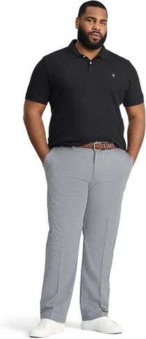 IZOD Men's Big and Tall Performance Stretch Flat Front Pant in Saudi Arabia