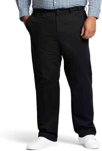 IZOD Men's Big and Tall Performance Stretch Flat Front Pant in Saudi Arabia