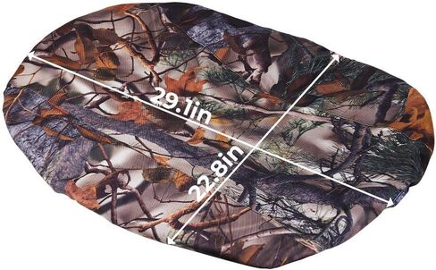 KEMIMOTO ATV Seat Cover Four Wheeler Seat Cover Water-Resistant Universal Compatible with Polaris Sportsman Fourtrax Can-Am Kawasaki Arctic Cat CFMOTO, Black in Saudi Arabia
