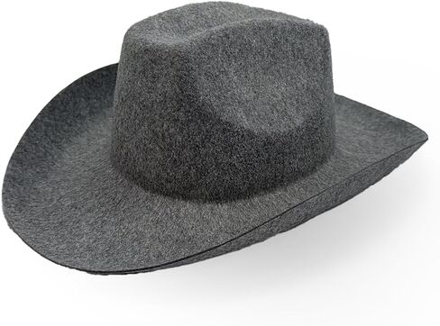 Classic Plain Felt Cowboy Hat Cowgirl Hat for Women Men,Western Country Themed Bachelorette Party,Vibrant Colors in Saudi Arabia