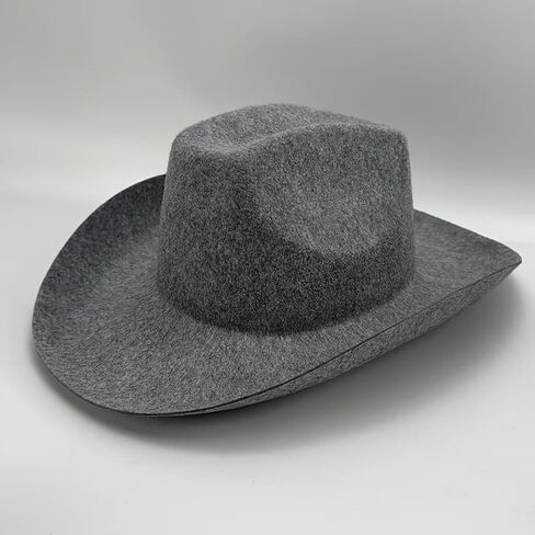 Classic Plain Felt Cowboy Hat Cowgirl Hat for Women Men,Western Country Themed Bachelorette Party,Vibrant Colors in Saudi Arabia