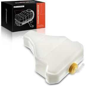 A-Premium Engine Coolant Overflow Recovery Reservoir Tank [with Cap] Compatible with Honda Accord 2003 2004 2005 2006 2007, 2.4L, Petrol - Front Side