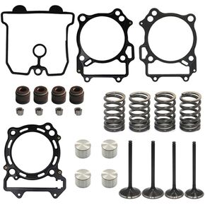 Intake Exhaust Valves Lifters Buckets Seals Gaskets Springs Compatible with Suzuki LTZ400 LT-Z400 2003-2013