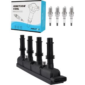 UF669 C1810 Ignition Coil XP3922 Spark Plug For Buick Encore 2013-2021,For Cadillac ELR 2014-2016,For Chevy Cruze 2011-2015,Sonic 2012-2020,Trax 2013-2021,Volt 2011-2015,Engine 1.4L,4 in 1