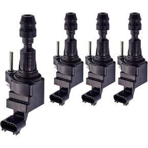 ENA Ignition Coil Compatible with Chevrolet Chevy Equinox Malibu Cobalt HHR GMC Terrain Buick Verano Regal Pontiac G5 G6 Saturn Ion Solstice 2.0L 2.2L 2.4 for UF491 UF645 Set of 4