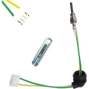 1 Set Car Heater Glow Plug, 12V 5-8KW Air Ceramic Plug for Parking Heater Replacement Kit, with Disassembly Installation Tool, Universal for Most Cars Engine Ignition System (Multicolored)