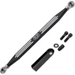KATUR Motorcycle Skull Stripe Black CNC Shift Linkage Gear Shift Lever Compatible with Harley Davidson Softail Road King Electra Glide 1980-2017