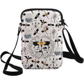 G2TUP Fourth Wing Crossbody Bag Dragon Rider Fans Gift Fourth Wing Book Lover Travel Shoulder Bag Bookish Merchandise