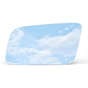 TOEMIRR Mirror Glass Passenger Right Side fit for 1990 1991 1992 1993 1994 1995 1996 1997 1998 1999 2000 Chevy GMC Cadillac with Adhesive Convex No Backing Plate