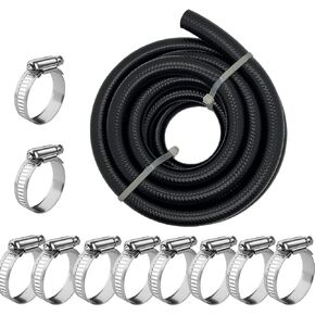3/8 خط خرطوم الوقود NBR المطاط 30R9 10FT 300PSI مع 10 مشابك