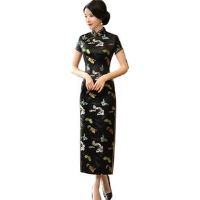 Shanghai Story Chinese Traditional Clothing Long Cheongsam China Qipao Dress
