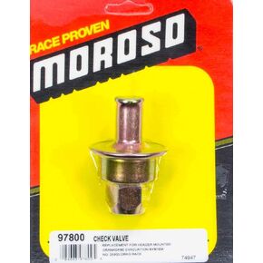 Moroso 97800 Replacement Check Valve, Use w/Moroso 25900 Crankcase Evac Kit