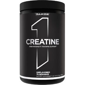 Rule 1 Creatine Powder – Pure Micronized Creatine Monohydrate for High-Intensity Exercise and Lean Body Mass Support, Flavored and Unflavored (130 Servings, Unflavored)