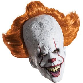 Rubies Mens IT Movie Overhead Pennywise Costume Mask, 2017 Version, One Size US (68896)