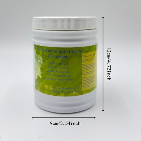 Ferric Ammonium Citrate (Green),for Cyanotype(250g/8.8oz) in Saudi Arabia