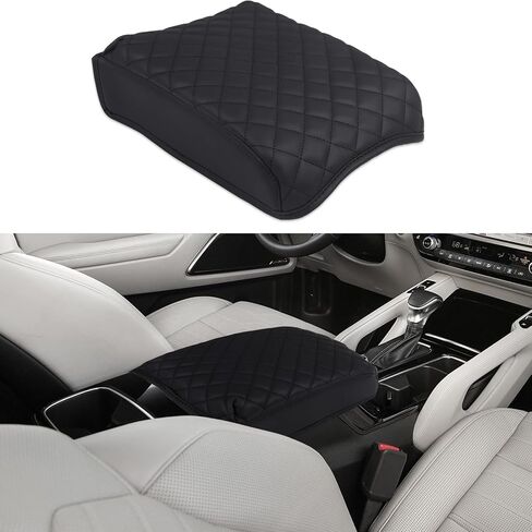 Aunginsy Car Leather Center Console Protector Cover Compatible with Kia Telluride 2020-2025 Center Console Armrest Seat Box Cover Cushion Lid Protector Pad Waterproof Anti-Scratch Interior Accessories in Saudi Arabia