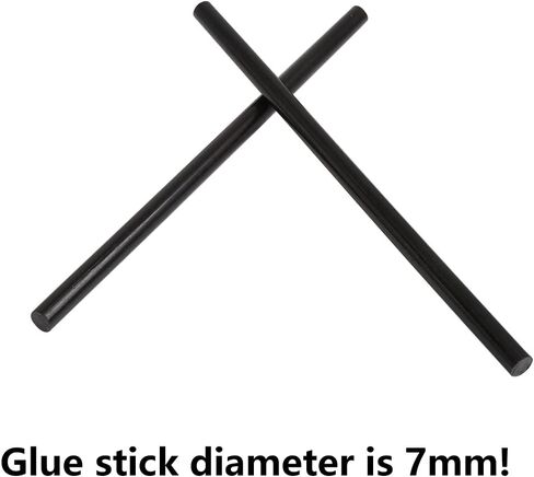 X AUTOHAUX 20 Pcs 7mm x 150mm Hot Glue Sticks Auto Body Paintless Dent Removal Repair Black for Car in Saudi Arabia
