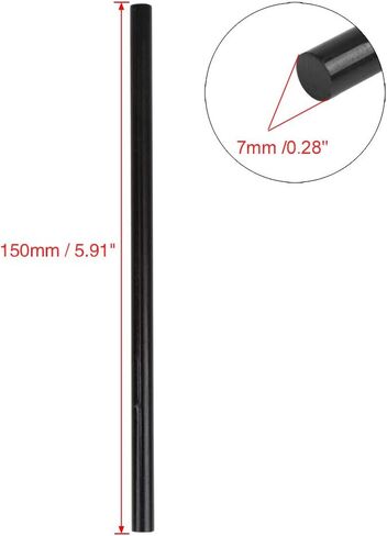 X AUTOHAUX 20 Pcs 7mm x 150mm Hot Glue Sticks Auto Body Paintless Dent Removal Repair Black for Car in Saudi Arabia