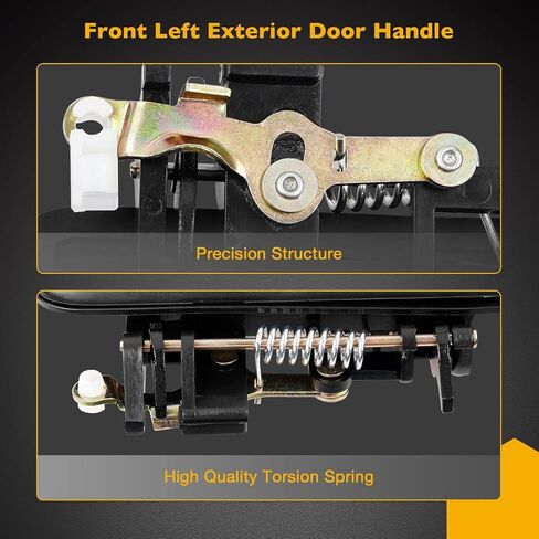 Gledewen Upgraded Metal Exterior Door Handle Driver Door Handle with Key Hole, Compatible with 1995-2004 Toyota Tacoma, Outside Handle Front Left Side, Replaces# 79344 91319 69220-35020 in Saudi Arabia