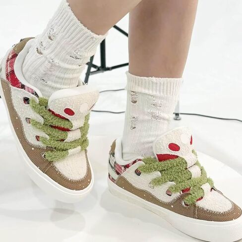 YJRVFINE Fuzzy Round Shoe Laces: Soft Hiking Athletic Shoelaces 2 Pair in Kuwait